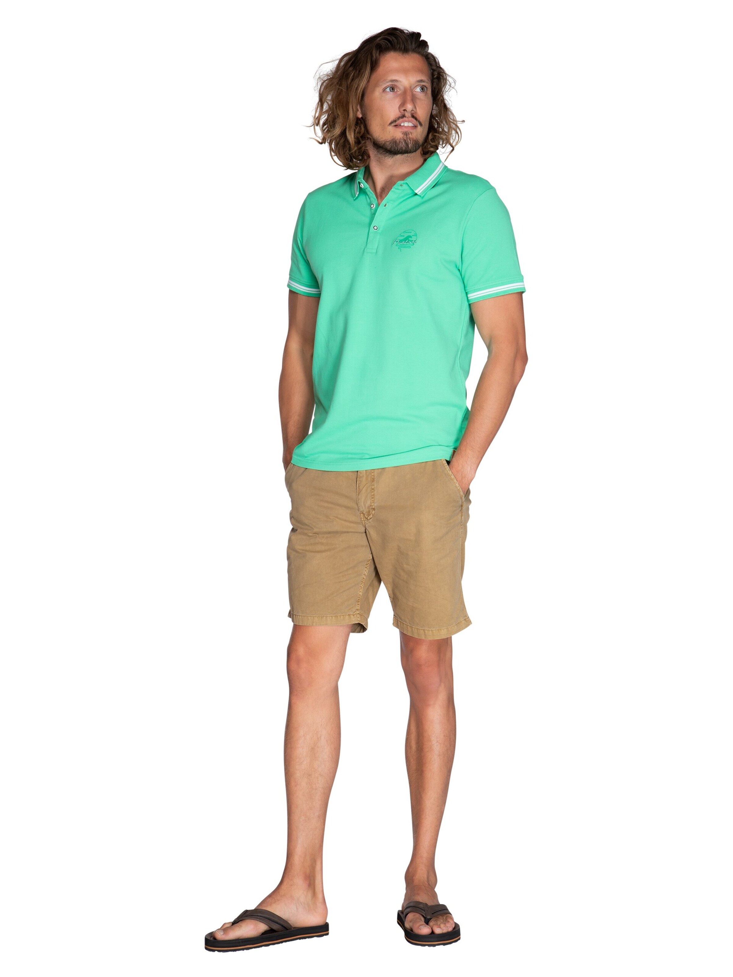 PROTEST Shirt 'TED' in Green