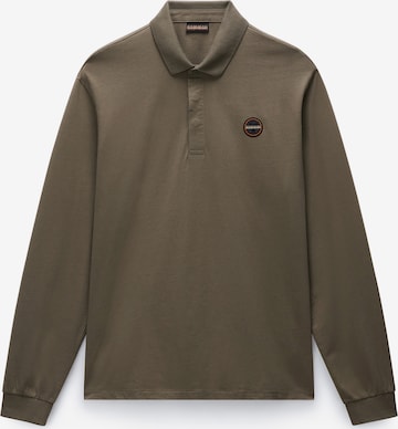 žalia NAPAPIJRI Marškinėliai 'BADGE': priekis