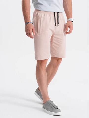 Ombre Regular Broek 'W291' in Roze: voorkant