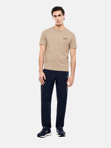 EA7 Emporio Armani T-shirt 'JERSEY T-SHIRT' i beige