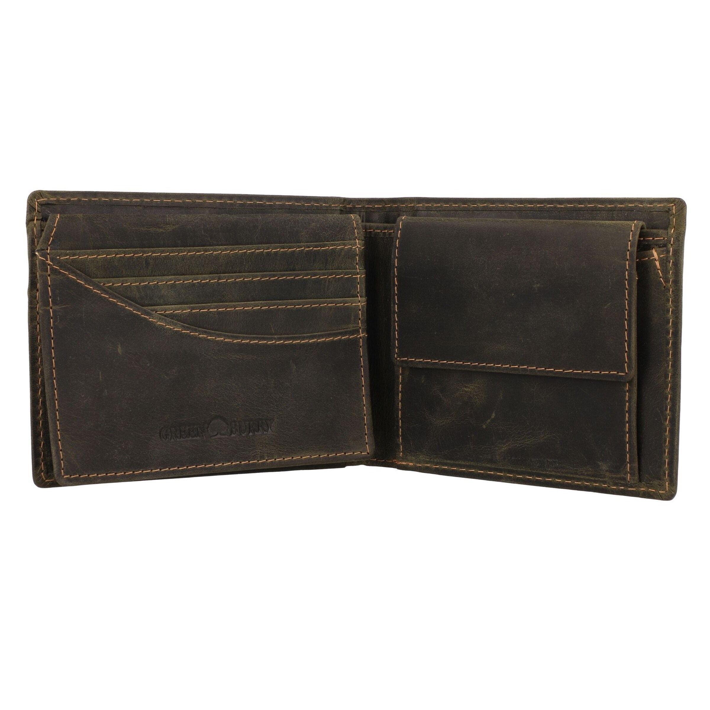 GREENBURRY Portemonnee in Bruin