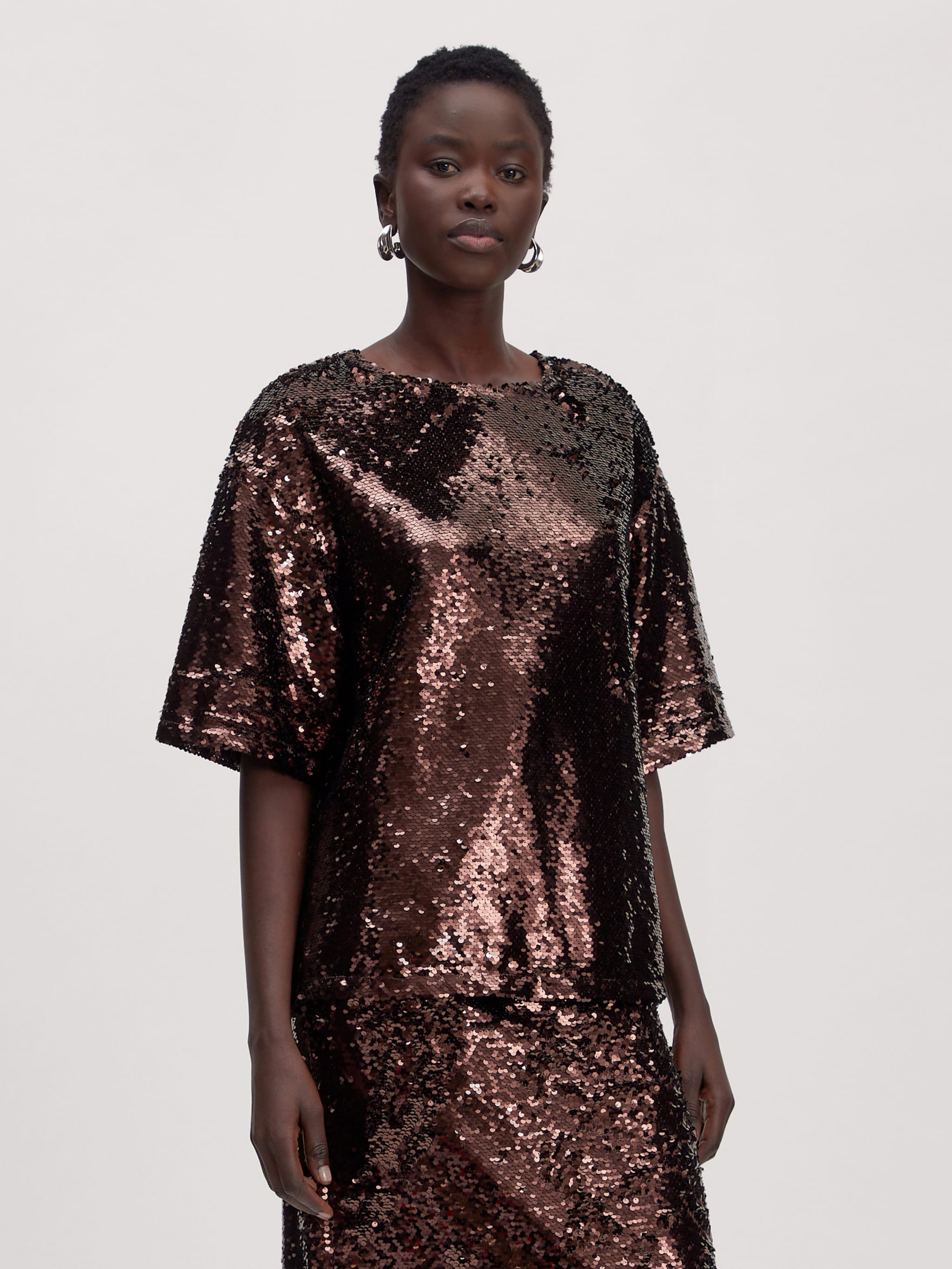 EDITED Produkte Shirt 'Janah' braun