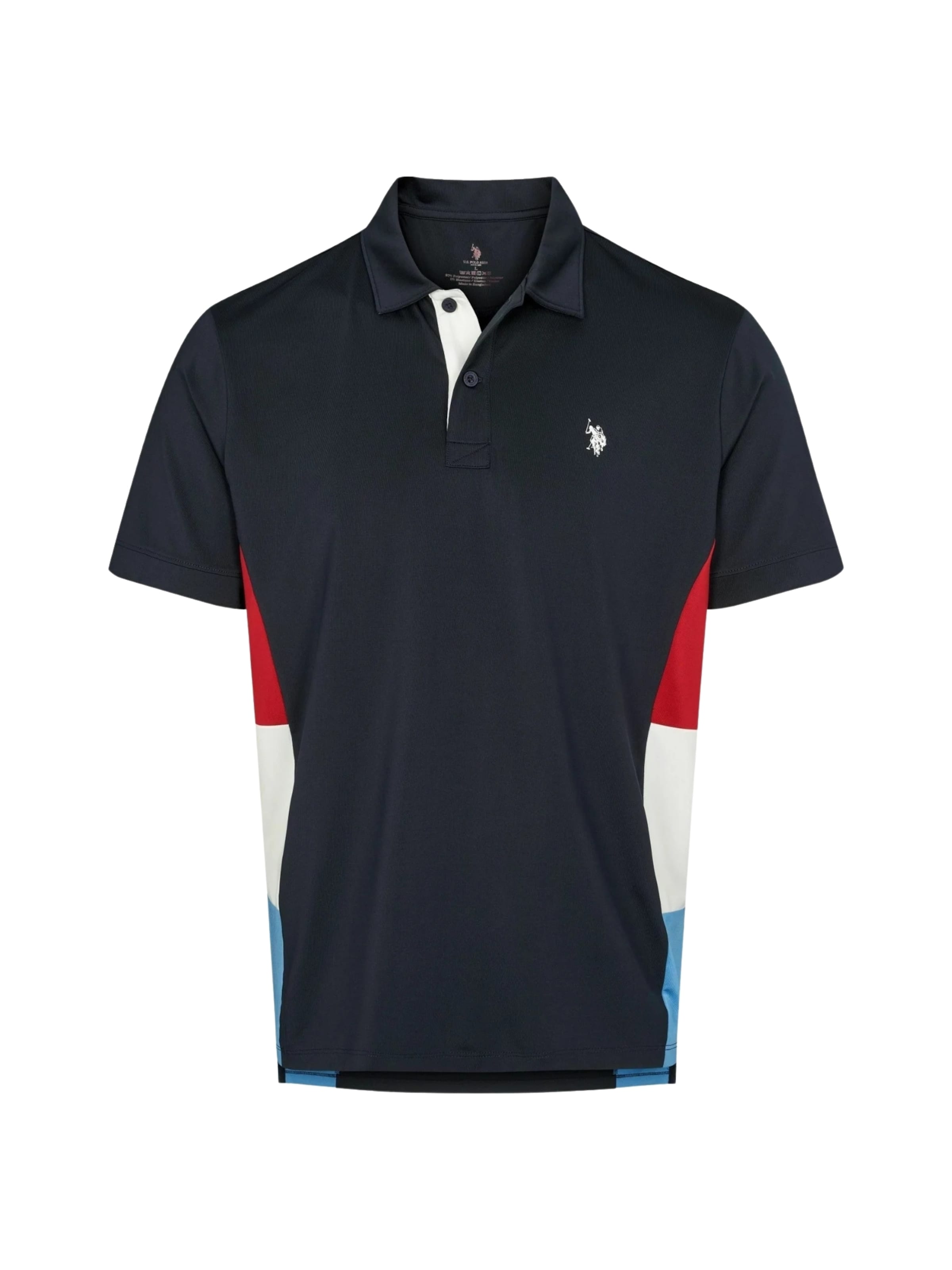 U.S. POLO ASSN. Shirt 'Mik' in Blauw: voorkant