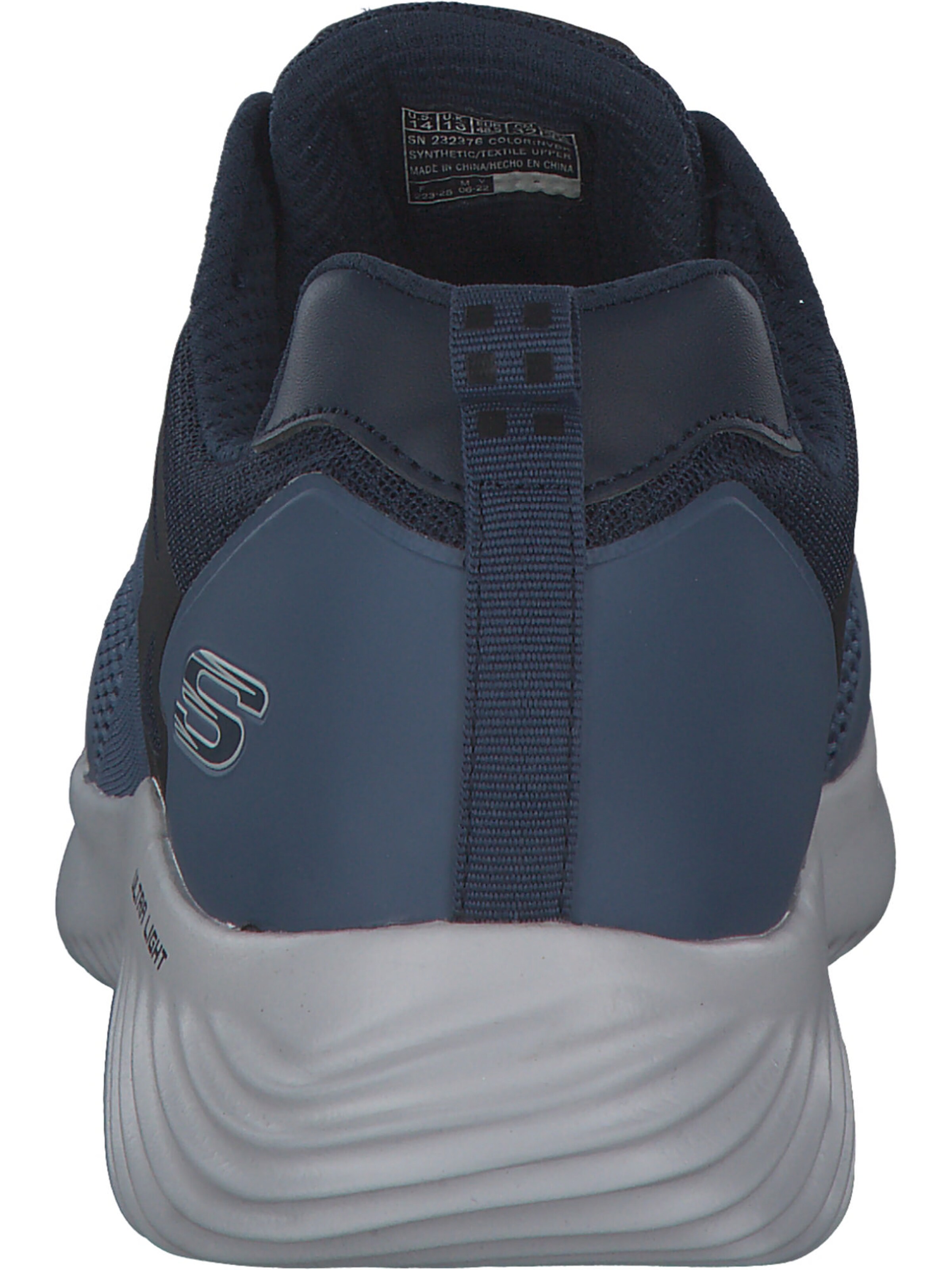 SKECHERS Sneakers low '232376 NVBK' in Blau