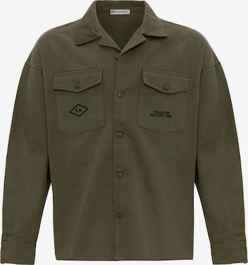 Dandalo Between-Season Jacket in Green: front