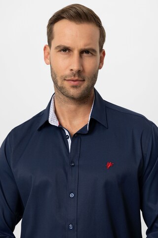 Coupe regular Chemise 'Phil' DENIM CULTURE en bleu