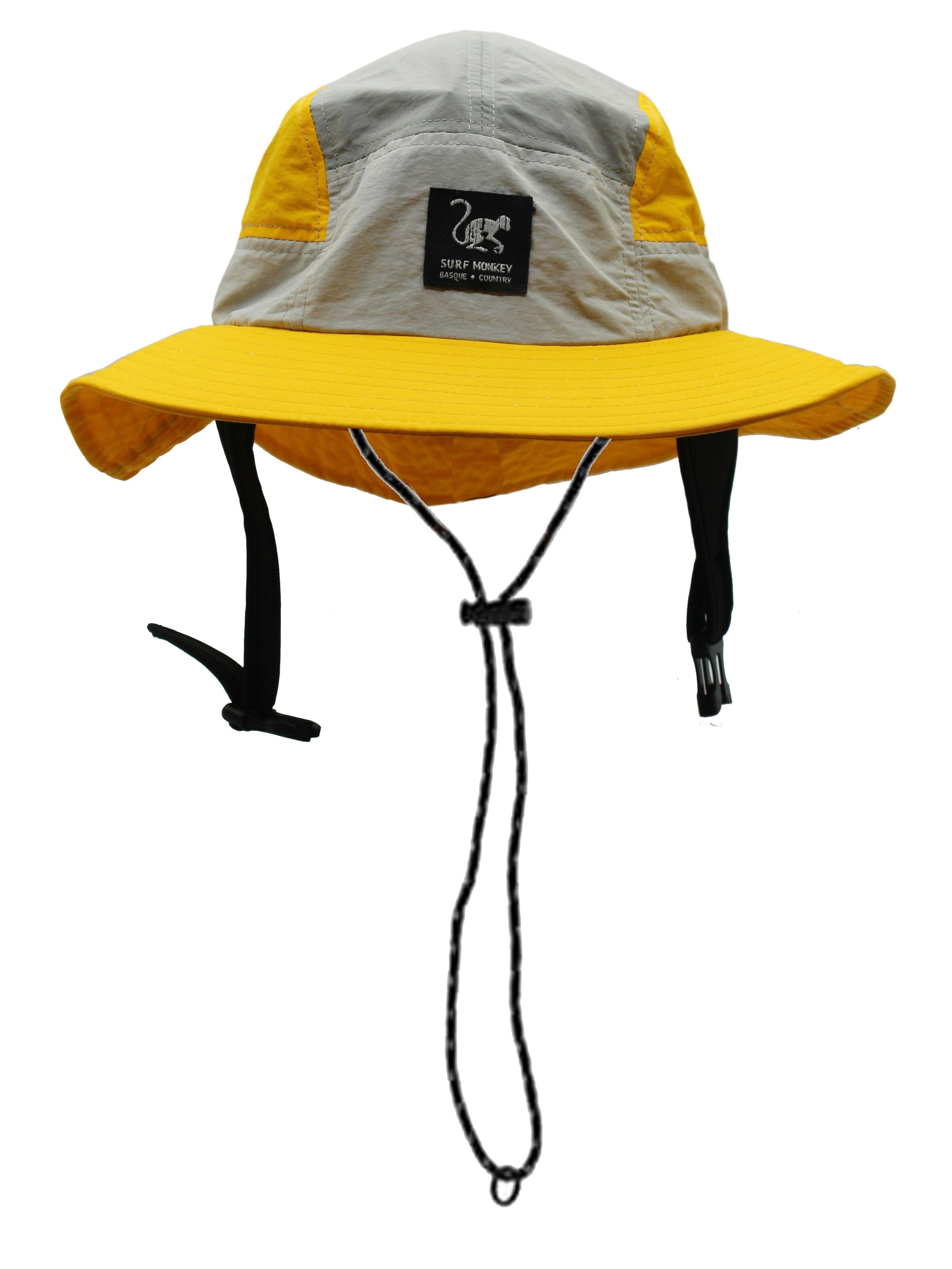 Cappello sportivo di Surf Monkey in giallo: frontale