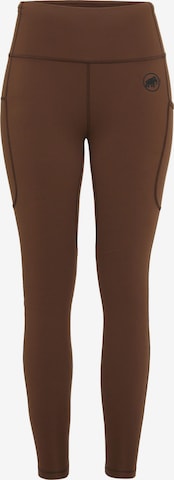 MAMMUT Leggings in Brown: front