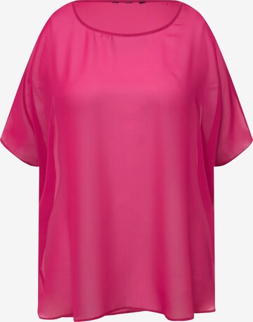 Chemisier Ulla Popken en rose : devant