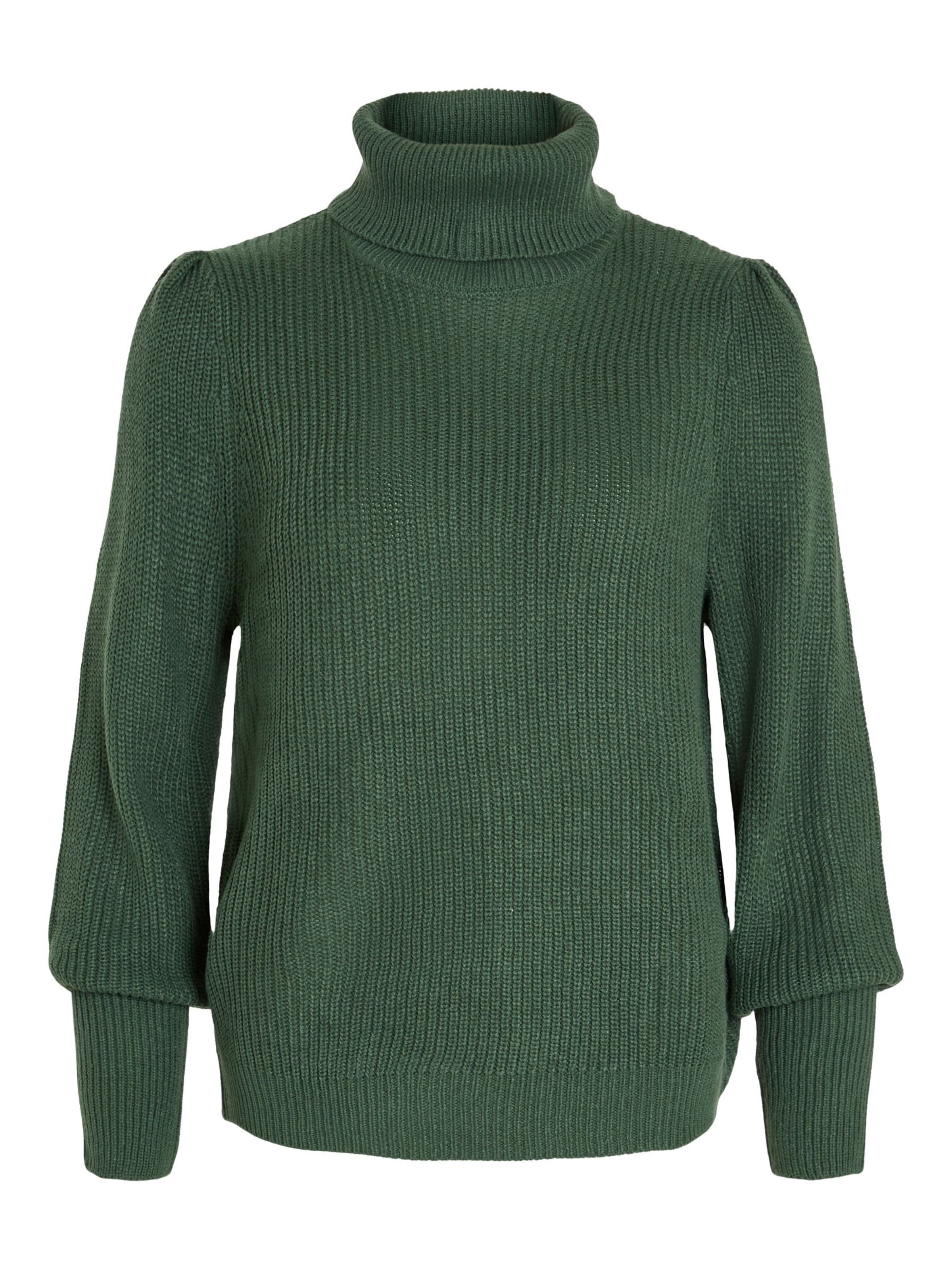 VILA Sweater 'Lou' in Green: front