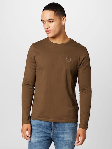 BOSS Orange Bluser & t-shirts 'Tacks' i grøn: forside