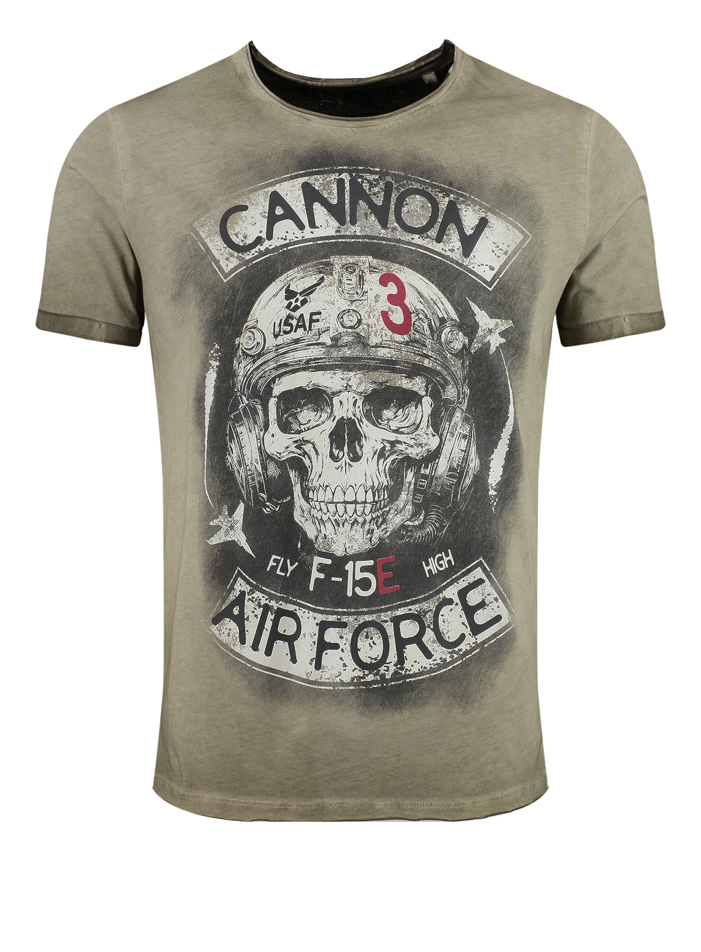 T-Shirt 'CANNON' Key Largo en vert : devant
