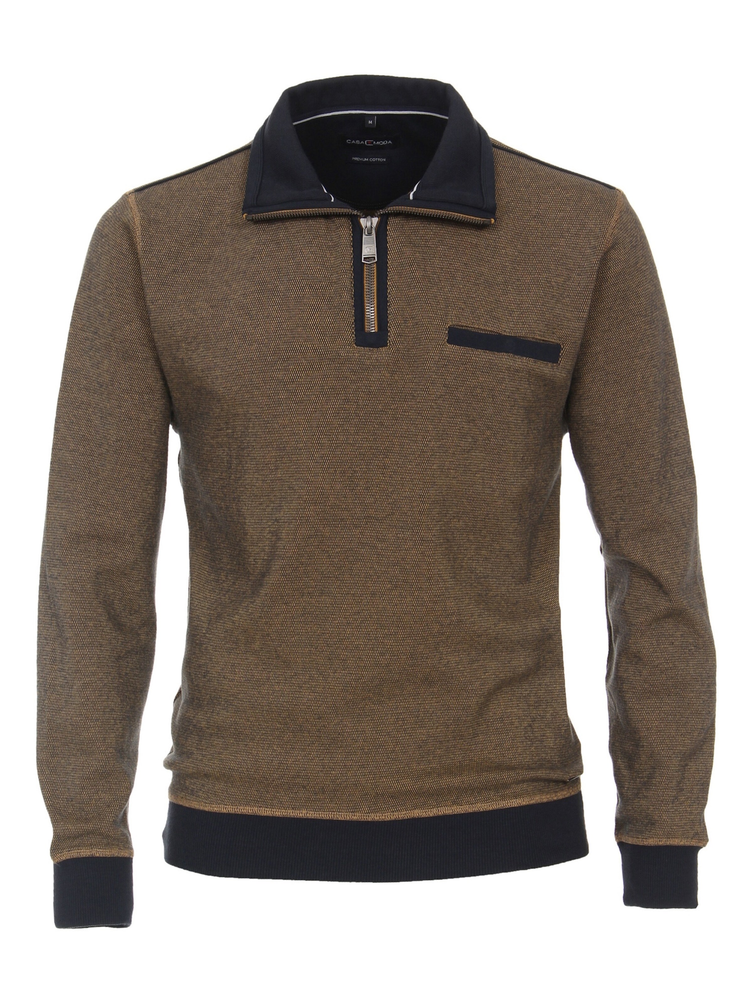 VENTI Sweatshirt in Bruin: voorkant
