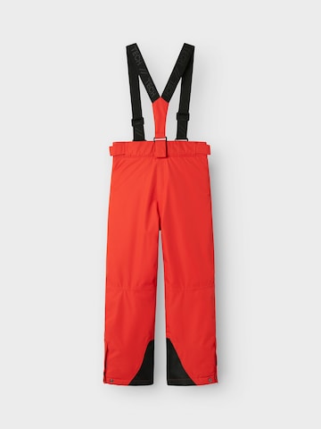 NAME IT Regular Functionele broek 'NKNSLOPE10' in Rood