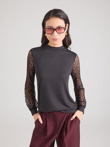 Hailys Tričko 'Me44rit' - Čierna: predná strana