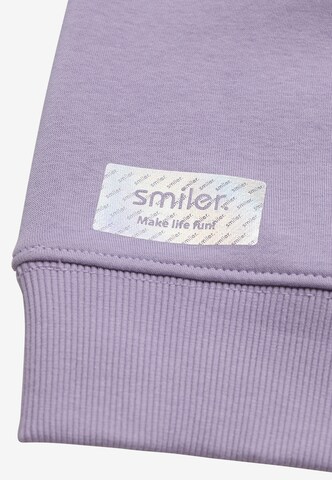smiler. Sweatshirt 'Cuddle' in Lila
