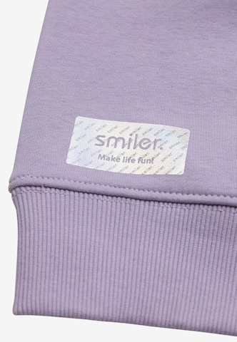 smiler. Sweatshirt 'Cuddle' in Purple