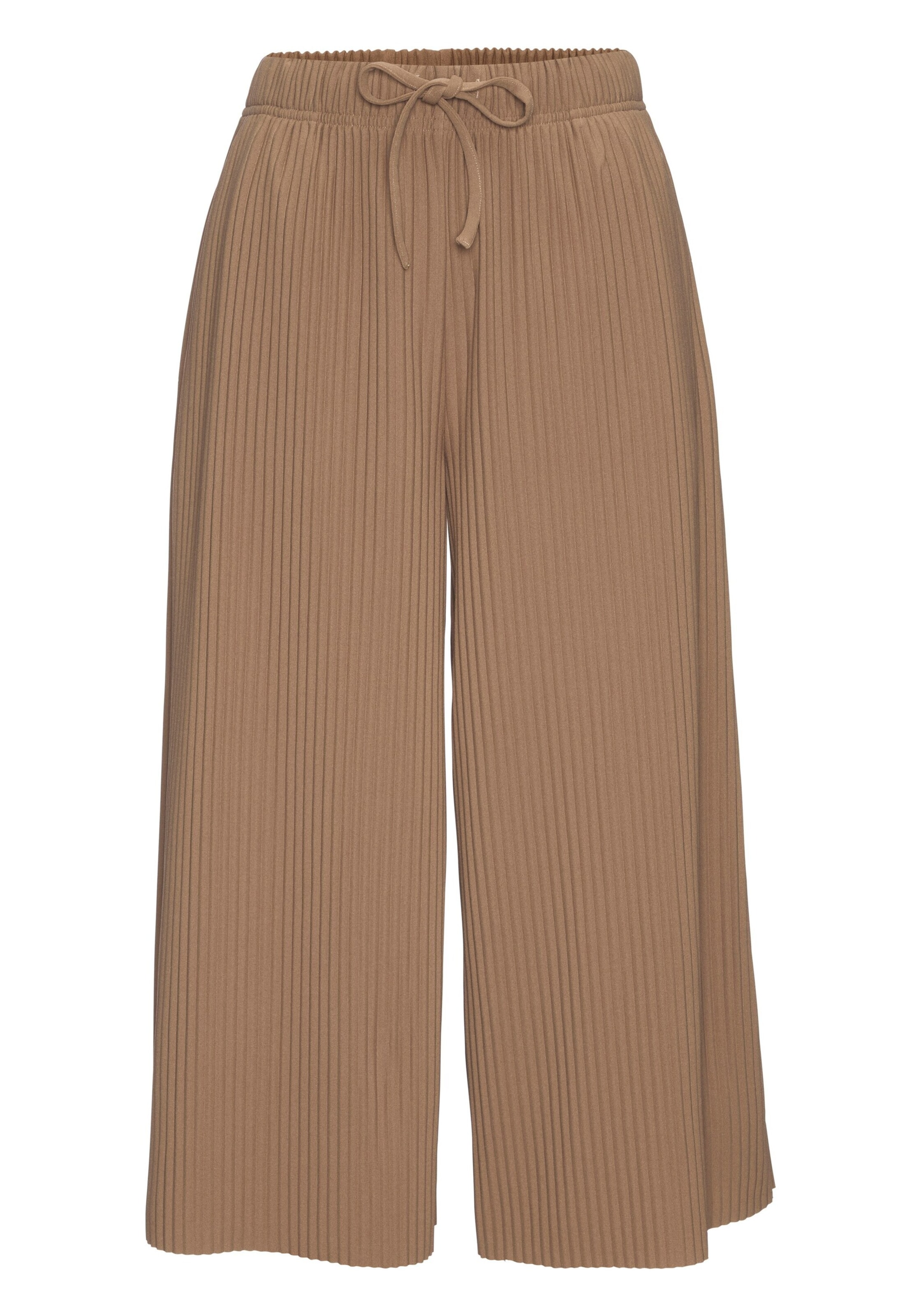 LASCANA Wide Leg Hose in Braun: Vorderseite