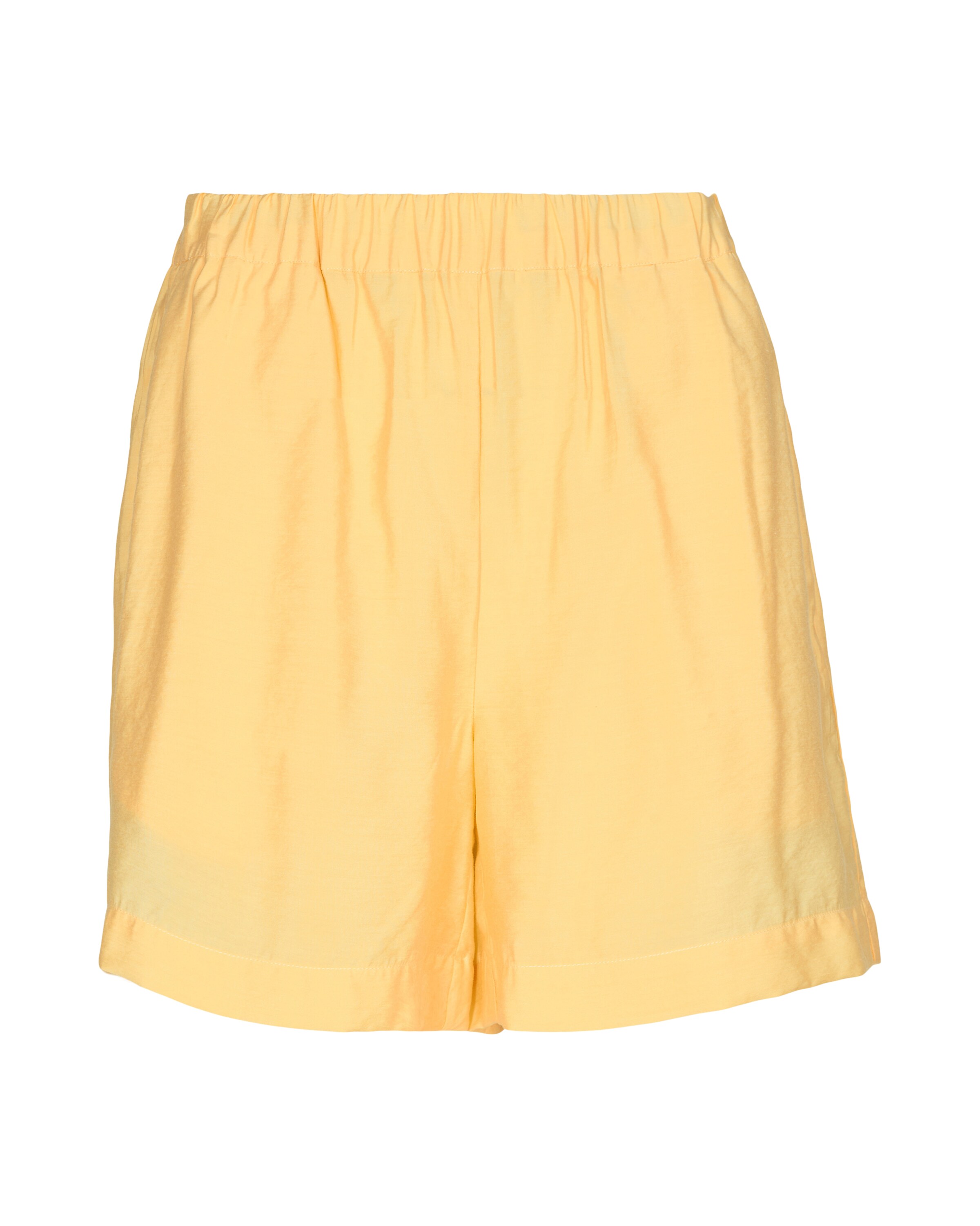 minimum Loosefit Broek 'Acazia' in Geel: voorkant