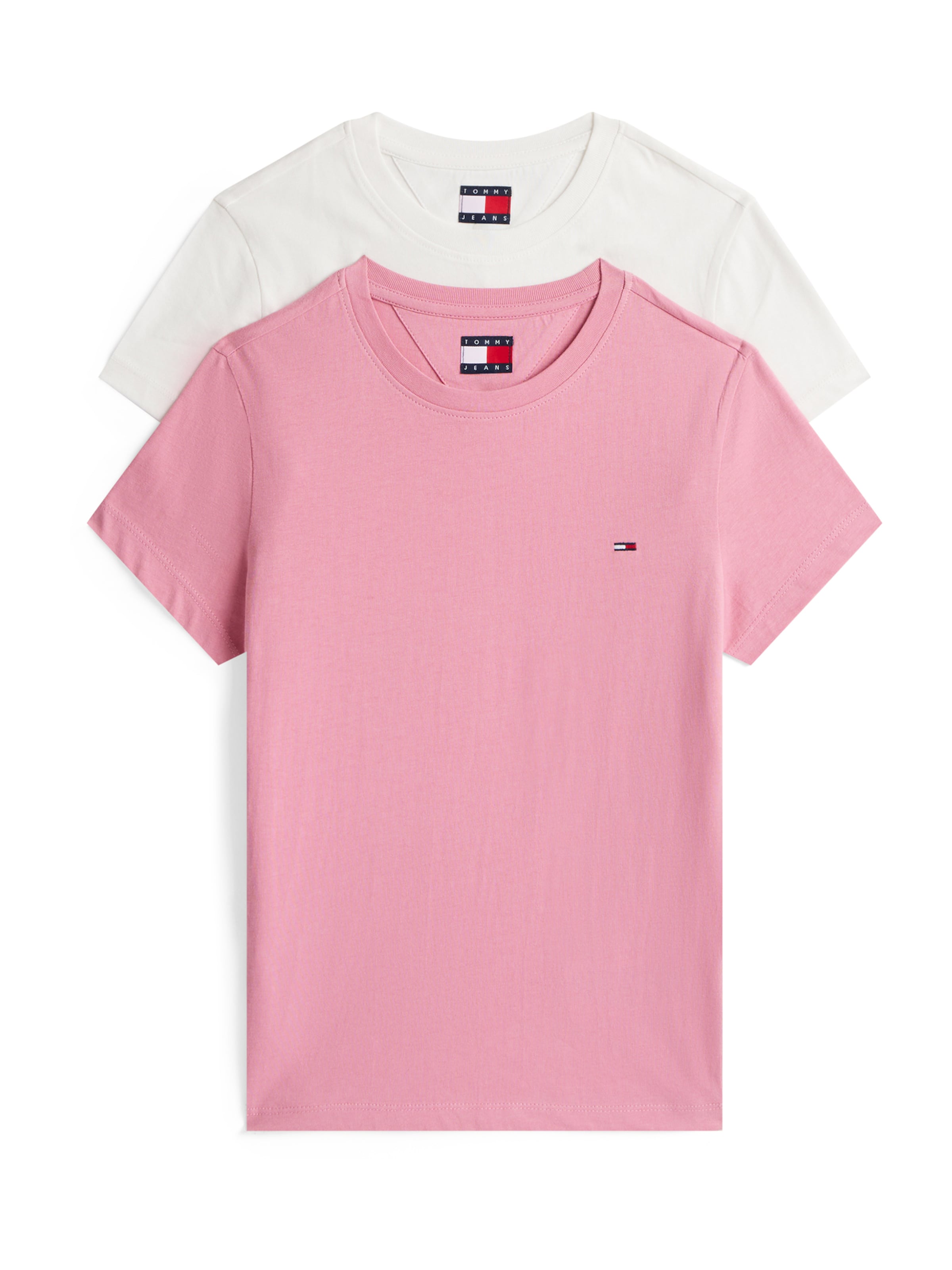 Tommy Jeans Shirt in Pink: front