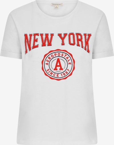 AÈROPOSTALE T-shirt 'New York' en rouge feu / noir / blanc, Vue avec produit
