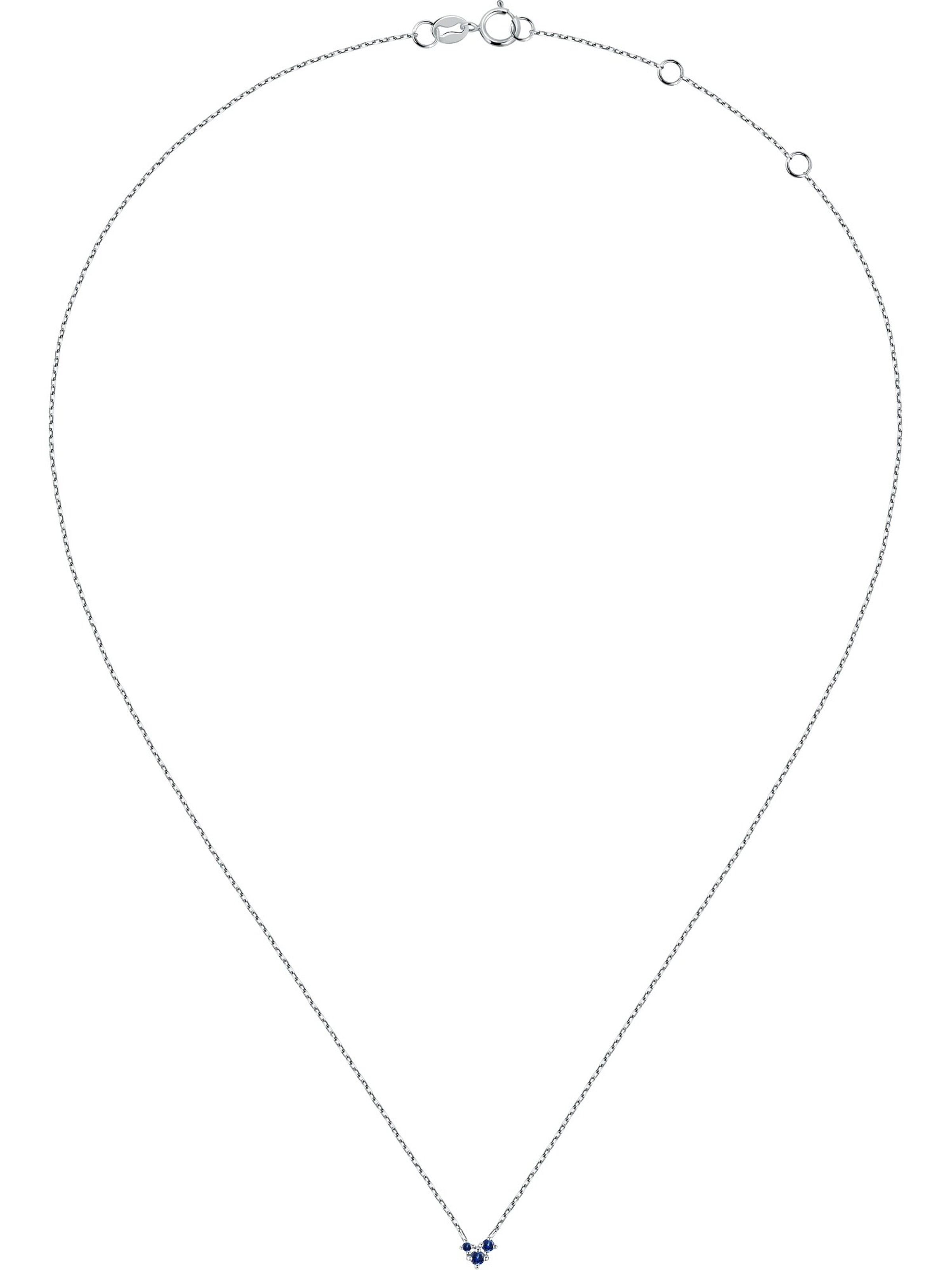 Live Diamond Kette in Silber: Vorderseite