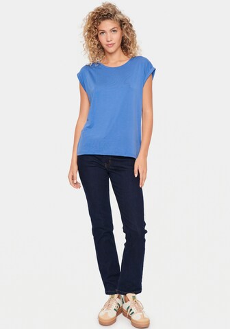 SAINT TROPEZ Shirt in Blau