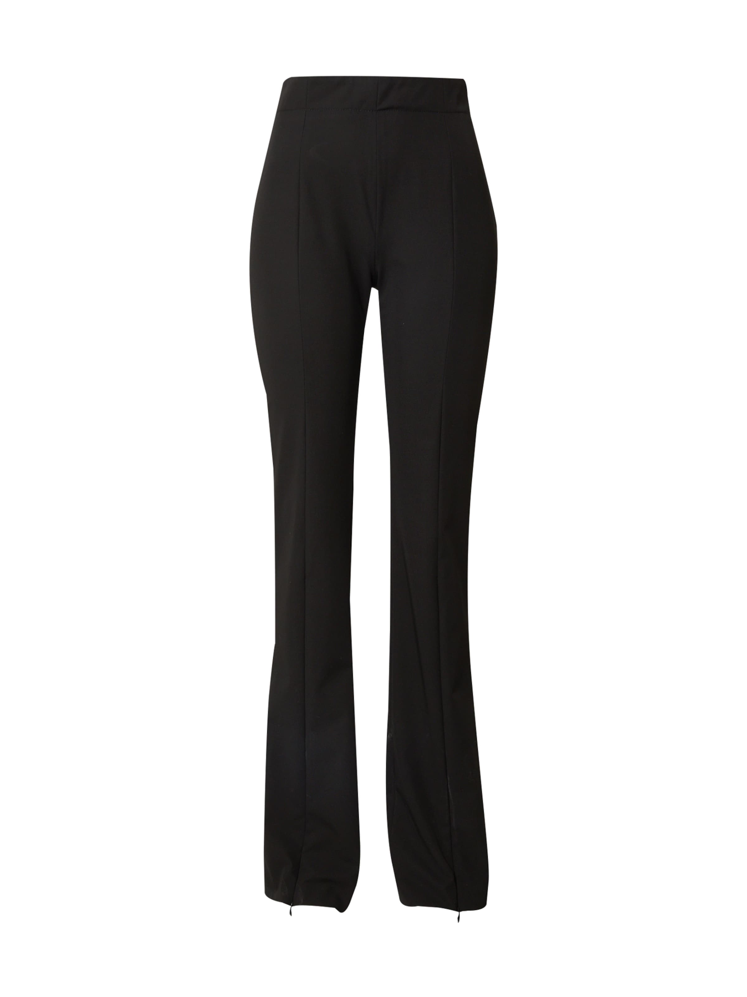Flared Pantaloni 'Halice' di HUGO in nero: frontale