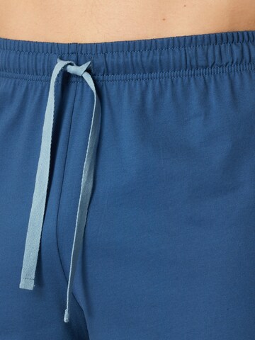 SCHIESSER Pyjama kort 'Casual Nightwear' in Blauw