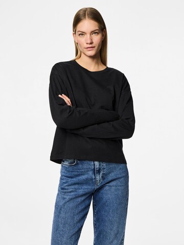 T-shirt 'Alma' PIECES en noir : devant