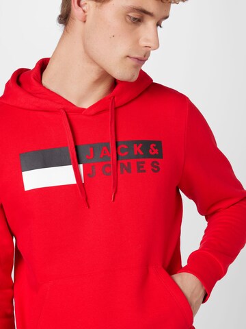 Sweat-shirt JACK & JONES en rouge