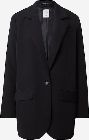 QS - Blazer en negro: frente