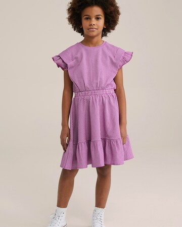 WE Fashion Dress in Purple: front