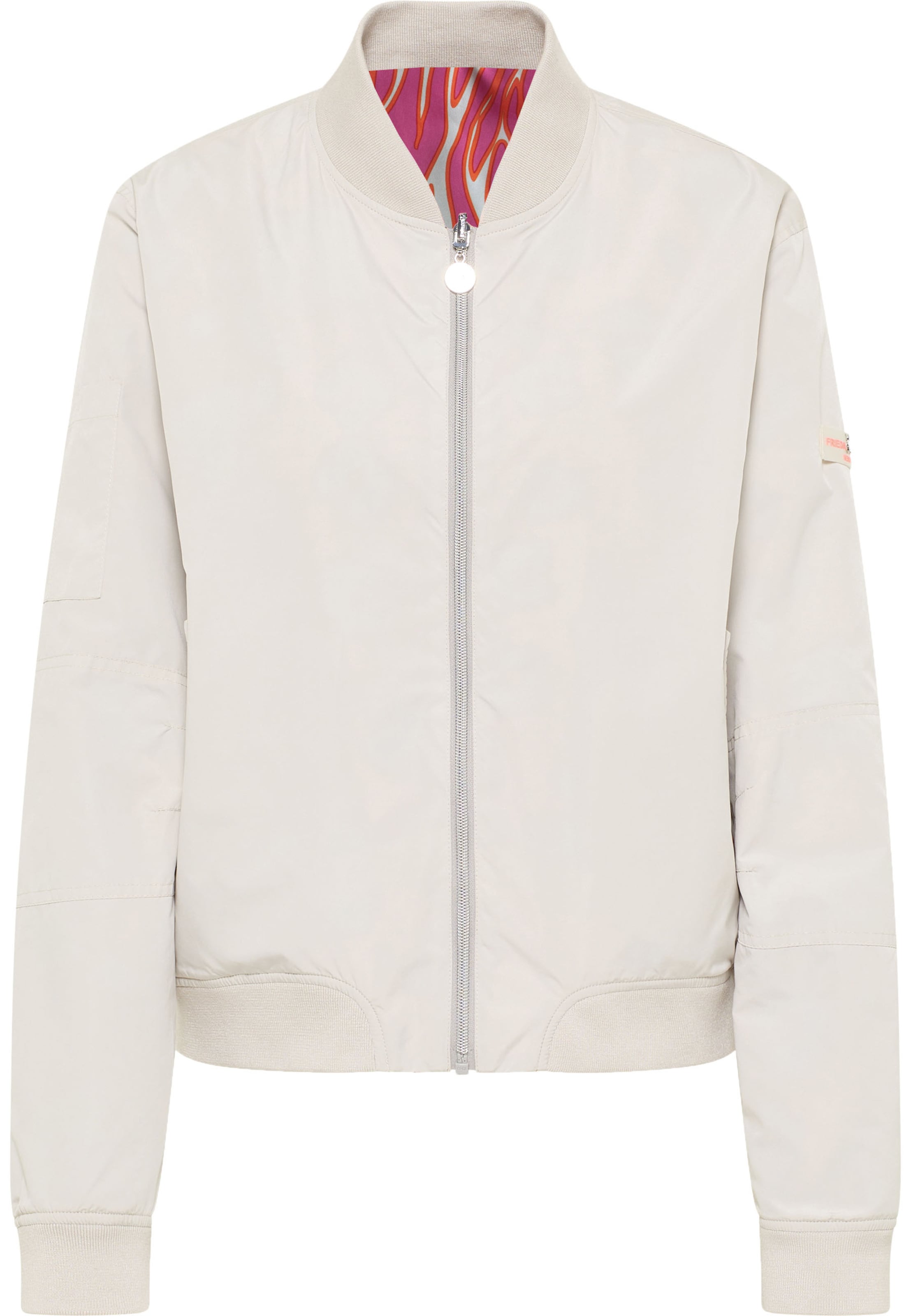 Frieda & Freddies NY Between-Season Jacket 'Brooklyn' in White: front