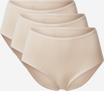 SCHIESSER - Braga en beige: frente