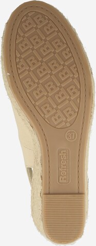 Refresh Sandalen met riem in Beige