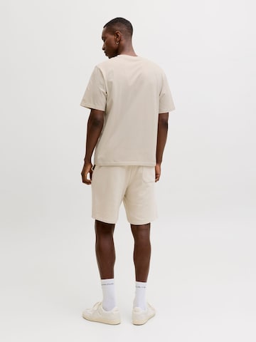 JACK & JONES T-Shirt 'JJESOHO' in Beige