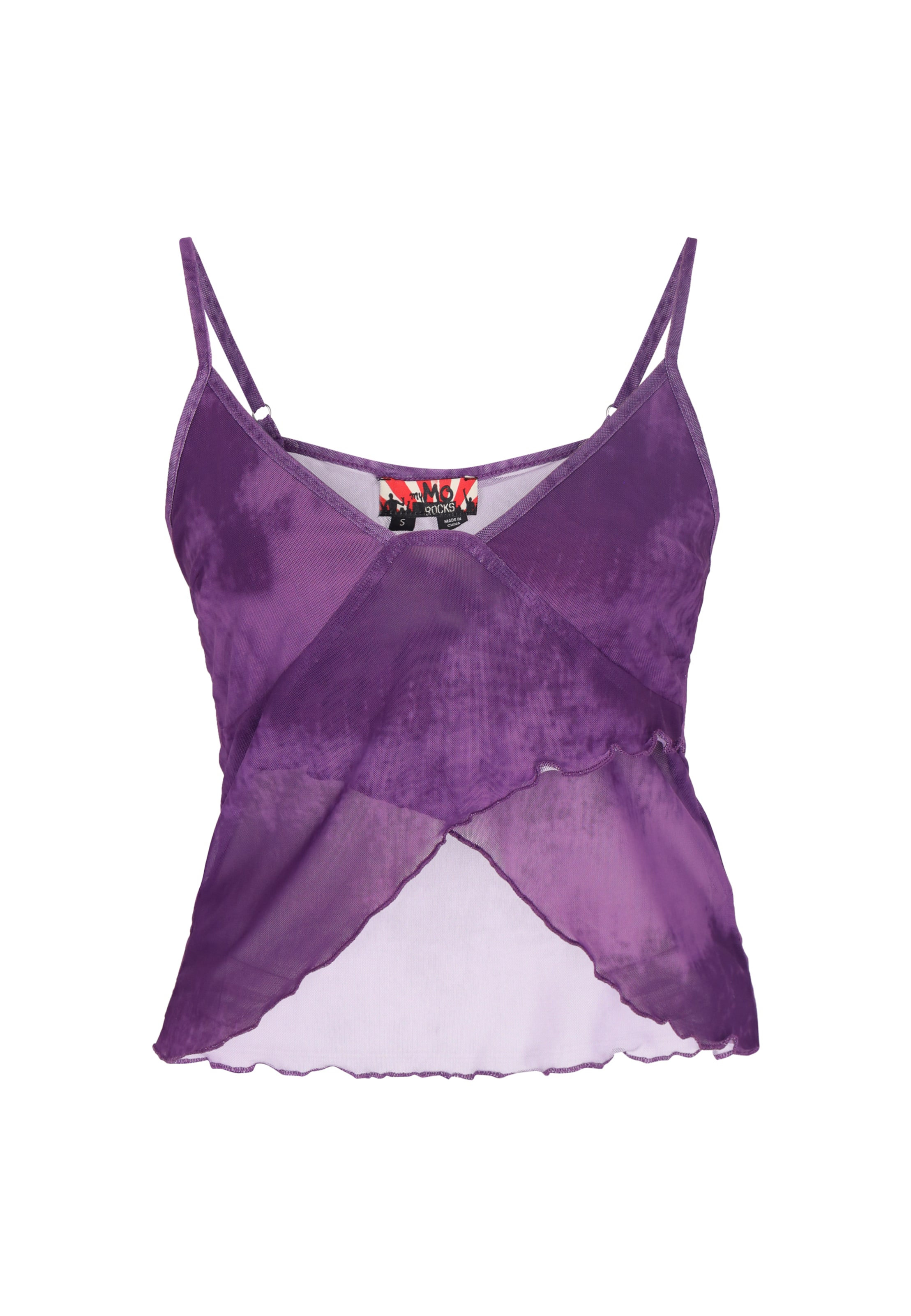 myMo ROCKS Top in Lila: voorkant