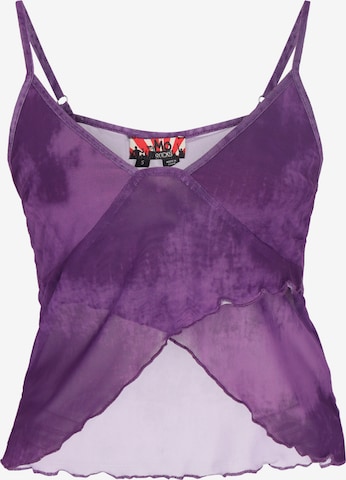 myMo ROCKS Top in Lila: voorkant