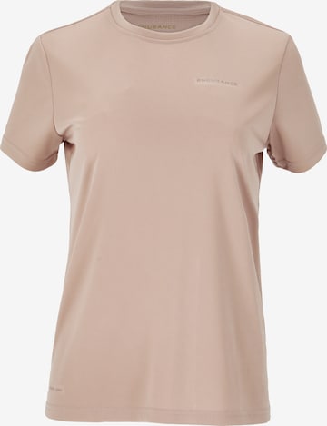 T-shirt fonctionnel 'Vista' ENDURANCE en beige : devant