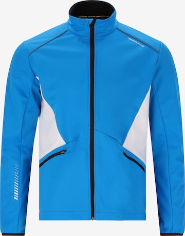 ENDURANCE Athletic Jacket 'Leander' in Blue: front