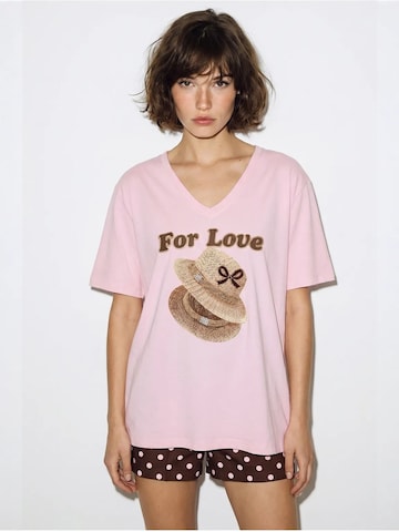 Maglietta 'T-Shirts' di Bianco Lucci in rosa