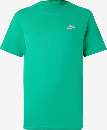 žalia Nike Sportswear Standartinis modelis Marškinėliai 'CLUB': priekis