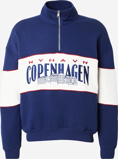 HOLLISTER Bluzka sportowa w kolorze atramentowy / czerwony / białym, Podgląd produktu