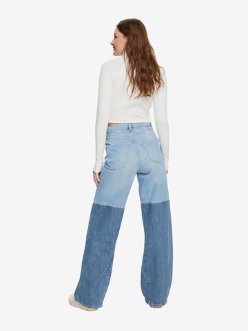 ESPRIT Wide leg Jeans in Blauw