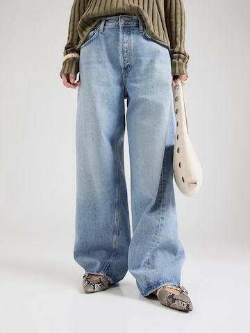 AGOLDE Wide Leg Jeans i blå: forside