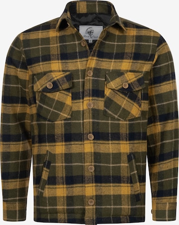Rock Creek Button Up Shirt in Green: front