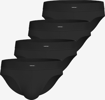 Slip IMPETUS en noir : devant