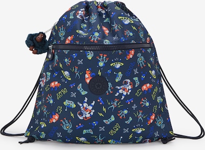 Ghiozdan sac 'Supertaboo' KIPLING pe albastru / albastru închis / verde kiwi / alb, Vizualizare produs