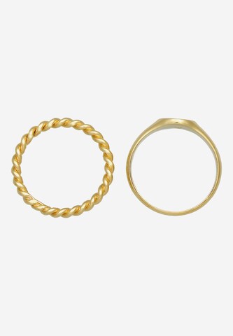 ELLI Ring Bandring, Siegelring in Gold